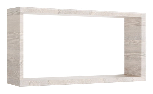 online Etagère Cube Murale 70x35x15,5 cm en Fibre de Bois Artù Chêne Gris