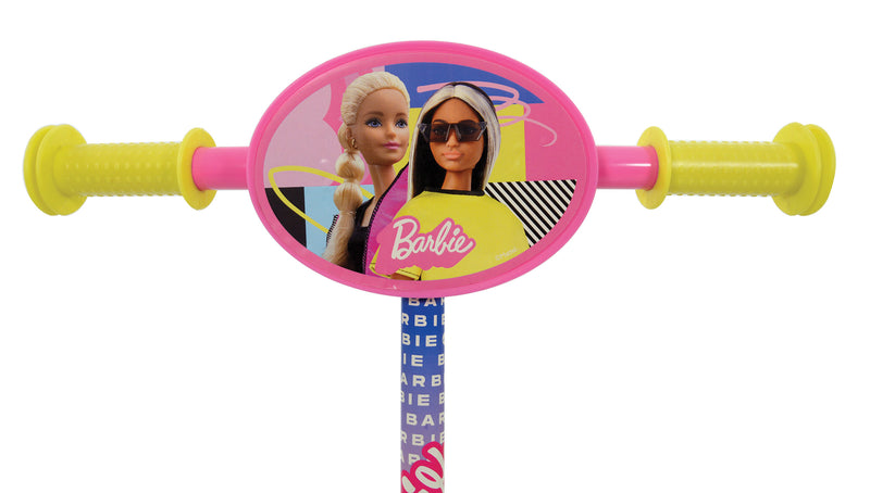 Monopattino a 3 Ruote Ruote in EVA antiforatura Barbie Rosa  