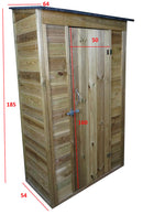 Casetta Box da Giardino 111x64xH186 cm in Legno 12mm  Armoire