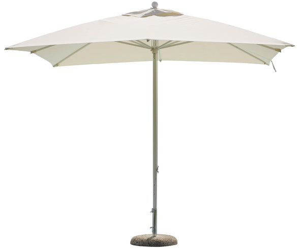 online Parasol de jardin 3x3 m mât aluminium Ø48 mm toile blanche