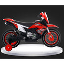 Moto Motocicletta Elettrica per Bambini 6V Kidfun Motocross Verde