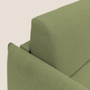 Divano Letto 3 Posti 215x95x96 cm in Tessuto Verde