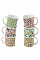 Set 6 Tazzine Caffè 100 ml in Porcellana Villa d'Este Home Tivoli Agadir