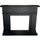 Cadre de sol pour insert de cheminée électrique 95x102x21,5 cm en MDF Sined Lipari Noir