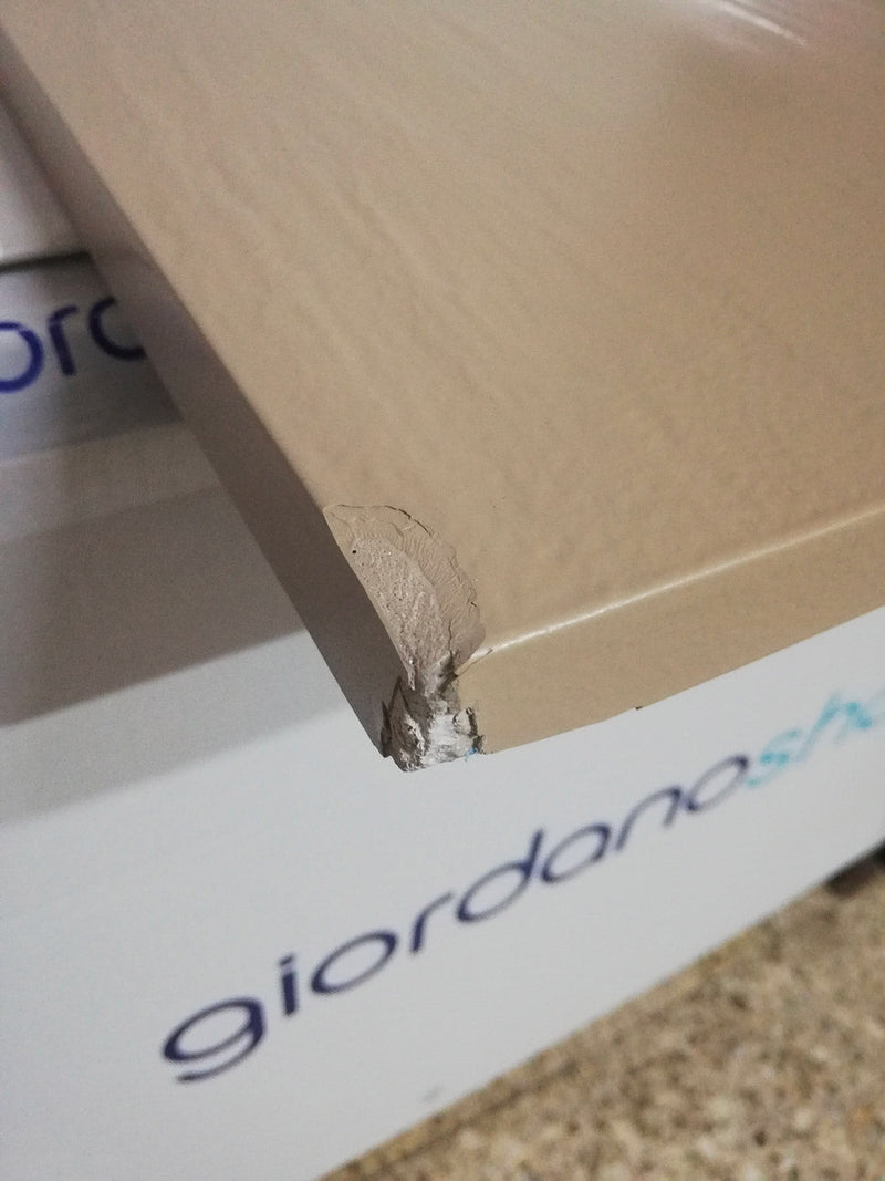 Piatto Doccia in Pietra 80x100 cm Pedrinelli Ardesia Stone Side Tortora Seconda Scelta