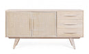 Credenza 2 Ante 3 Cassetti 155x40x80h cm Sahana 