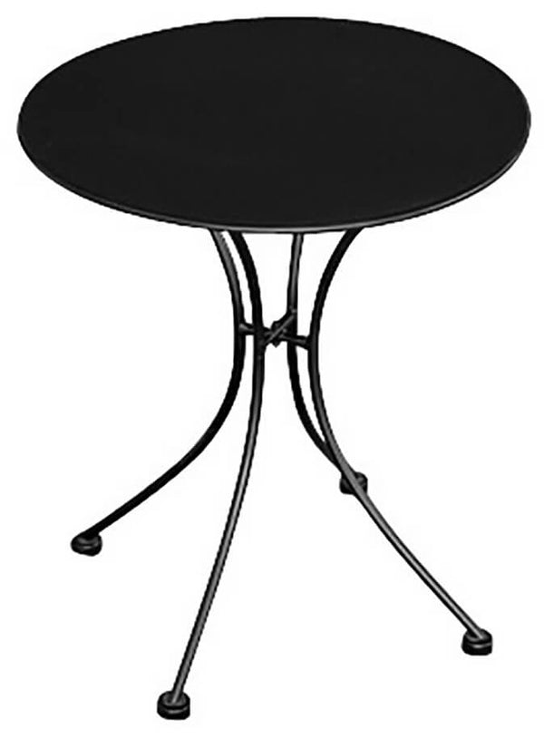online Table basse de jardin ronde Ø60 cm en fer noir Vorghini Stresa