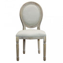 Sedia Constance 48x46x96 h cm in Tessuto Beige