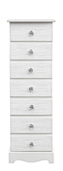 Cassettiera Blanc 7 Cassetti in Legno