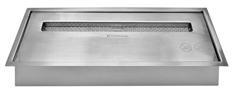 Bruciatore a Bioetanolo per Camini 3,5L 46x19 cm Menzi Silver