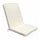 Coussin Real Moyen 95x44x4 cm en Polyester Ecru