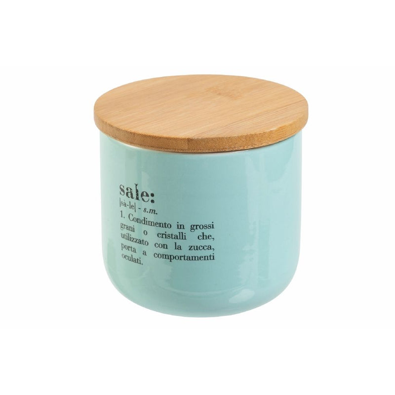 Set 3 Barattoli Sale Zucchero e Caffè Double Face 500 ml in New Bone China VdE Tivoli 1996