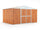 Jardinière en tôle d'acier porte-outils 403x269x217 cm Enaudi Legno