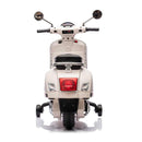 Moto Elettrica per Bambini Licenza Piaggio Vespa GTS Super con Batteria 12V Bianco      
