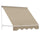 Store banne mural dépliant imperméable beige 180x70 cm