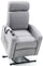 Fauteuil élévateur électrique 1 moteur inclinable motorisé en tissu gris Marta