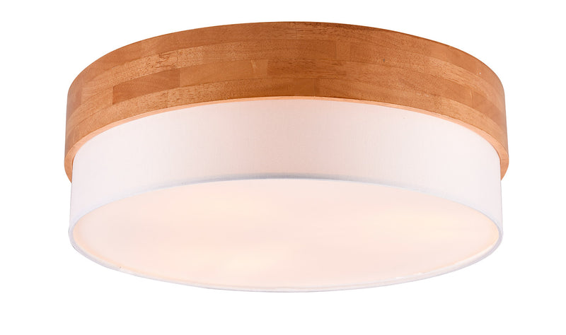 Plafoniera da Interno Attacco E27 in Metallo Nichel Satinato 