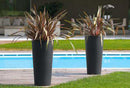 Vaso Ø37,5x102 cm in Resina Arkema Tondo 102 Cherry