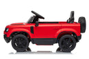 Macchina Elettrica per Bambini Licenza Land Rover Defender Small 12V con Telecomando Rosso