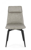 Set 2 Sedie 48x64x92h cm Lawrence Pu Tortora 