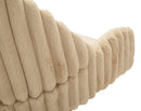 Sedia Stoccolma A crema Set 2 Pz 58x53x85 cm in Compensato e Spugna e Ferro e Poliestere Crema      