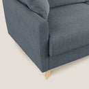 Divano Letto 2 Posti 160x94x97 cm in Tessuto Blu