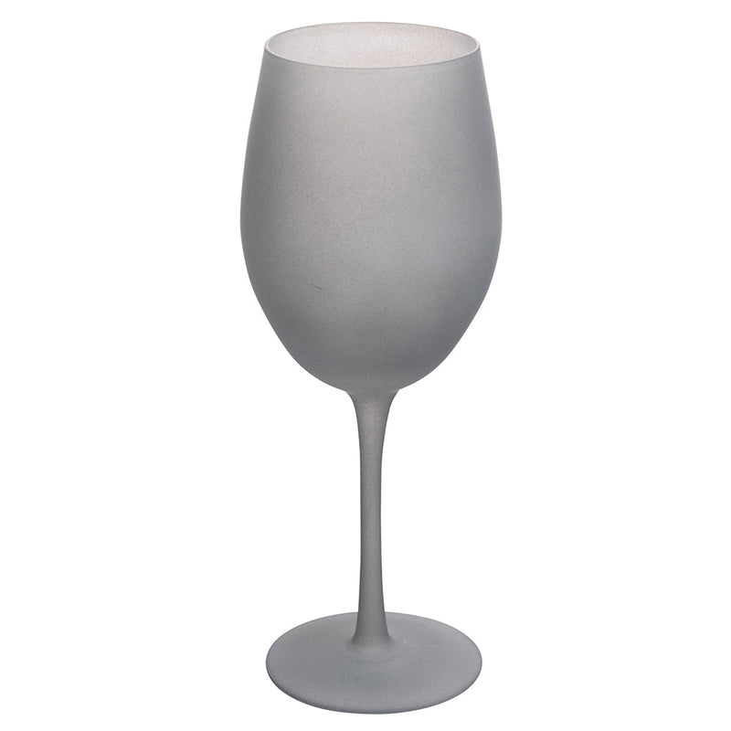 Set 6 Calici Effetto Ghiaccio Happy Hour Stones in Vetro VdE Tivoli 1996 Grigio