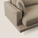 Divano 2 Posti 178x88x93 cm in Tessuto Beige