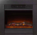 Camino Elettrico da Pavimento Effetto Fiamma 1800W Ruby Fires Elda Lucius Bianco Crema