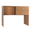 Scrivania da Ufficio 2 Cassetti 100x76x50 cm in Legno Melaminico Rovere Chiaro