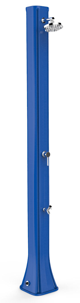 Doccia Solare da Giardino 40L Miscelatore e Lavapiedi Arkema Big Happy Five Blu sconto