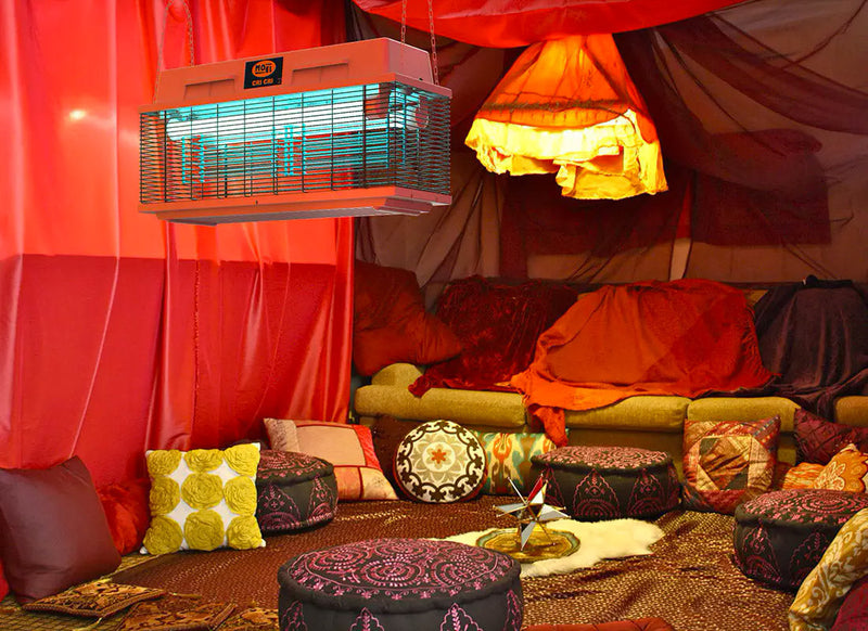 Zanzariera Elettrica 2 Lampade 80W Moel Cri-Cri 308A