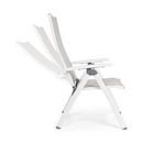 Poltrona Reclinabile 59x71x113h cm Cruise Bianco Gk50