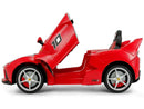 Macchina Elettrica per Bambini 12V con Licenza Ferrari la Rossa
