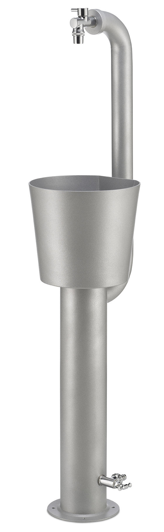 prezzo Fontaine de jardin avec robinet double et seau en aluminium Belfer 42/ARRC Cactus