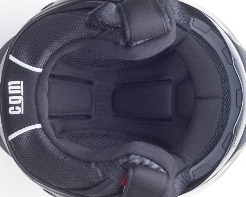 Casco Jet per Scooter Visiera Lunga CGM Illinois 129A Nero Opaco Varie Misure