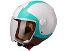 Casco Demi-Jet per Scooter Visiera Lunga CGM Positano 107V Bianco Varie Misure