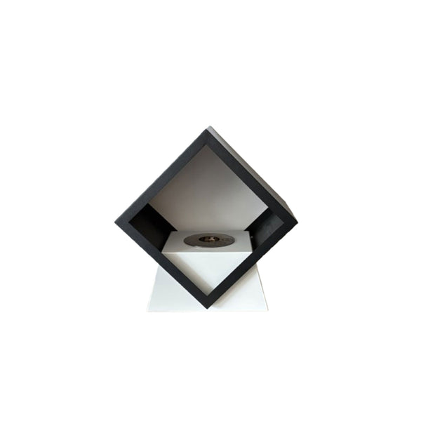 sconto Cheminée Bioéthanol Murale 63x75 cm Vannini Rubik Noir
