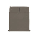 Set Lenzuola Sopra Sotto e 2 Federe Linea Water Washed Nocciola