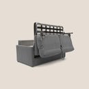 Divano Letto 3 Posti 196x102x97 cm in Tessuto Grigio