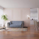 Copridivano con Copri Braccioli in Poliestere Blu Scuro Varie Misure