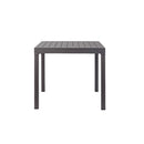 Tavolo Allungabile Hawaii 90/180x90x75 h cm in Alluminio Taupe