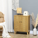 Mobile Multiuso 2 Ante 60x30x76 cm in Legno Marrone