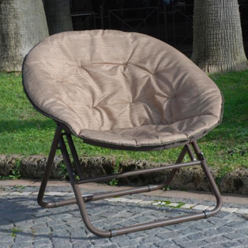 Fauteuil Pliant avec Structure en Fer et Coussins en Polyester 82X73X80Cm  prezzo