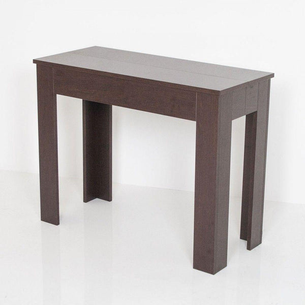 Console en Bois Extensible H72x42x95/142cm Itamoby Magic Junior Chêne Foncé Classique sconto