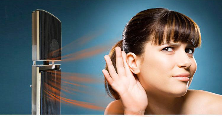 Stufa Elettrica ad Infrarossi da Parete Soffitto 97x18,9x6,7 cm 1000W con Altoparlanti Bluetooth Nero