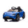 Macchina Elettrica per Bambini Porsche Taycan Turbo S 12V con Telecomando Bluetooth Luci LED e Tappetini Blu