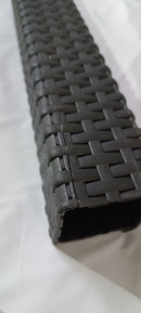 Tavolo da Giardino Keter Melody 160,5x94,5x74,5 cm Effetto Rattan e Legno Grafite Seconda Scelta