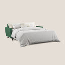 Divano Letto 3 Posti 208x97x96 cm in Tessuto Verde
