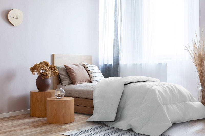 Piumino Interno Estivo Trapuntato Bianco